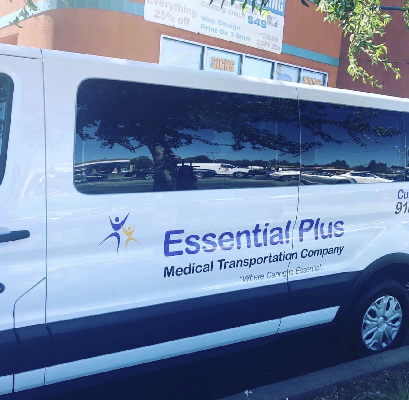 Essential Plus branded van